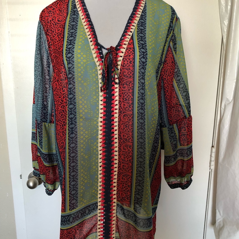 ali miles Tunic or Swim Suit Cover